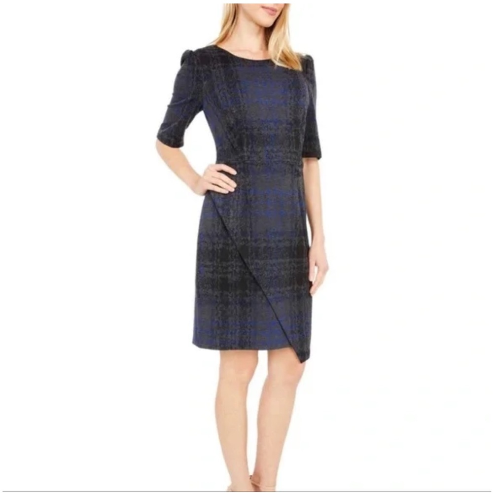Betsey Johnson Asymmetrical Plaid Dress